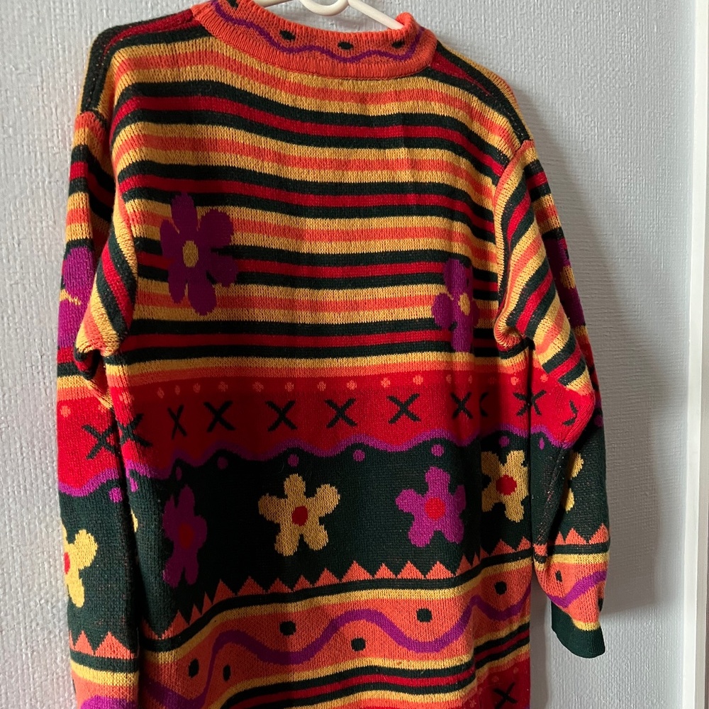 Vintage Colorful Wool Made in Italy Beneton Sweater